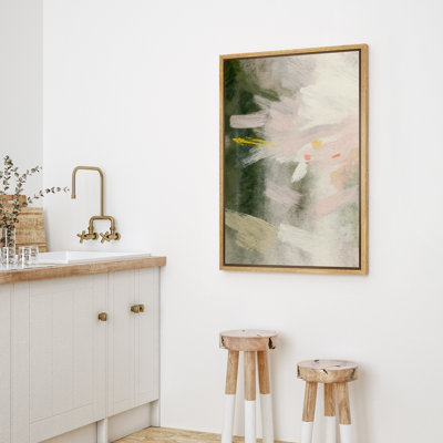«Neutral Abstract Wall Art», reproduction d'art sur toile encadrée