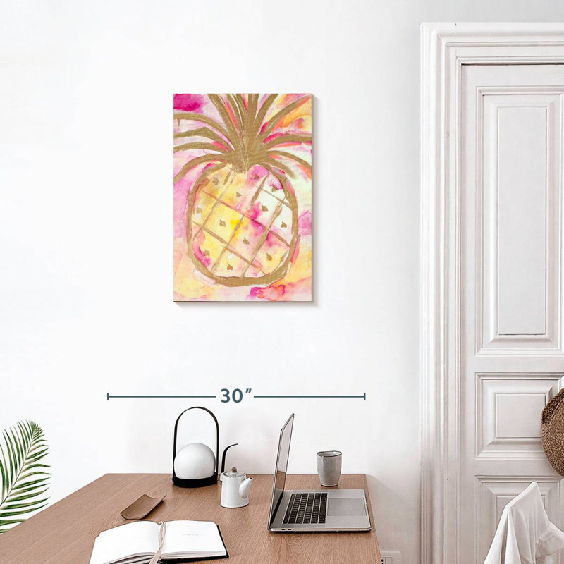 Ananas or rose Yarlin, H 24 po x l 16 po