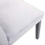 Chaise d’appoint rembourrée velours touffeté grise Voltaire-1365370860