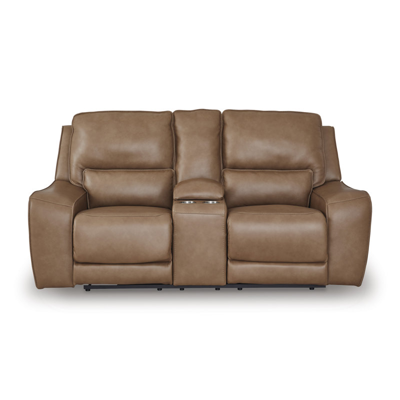 Causeuse inclinable électrique avec console