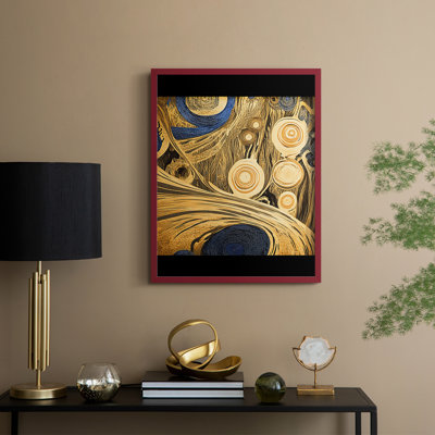 «Abstract Abstract», reproduction encadrée - prêt à accrocher