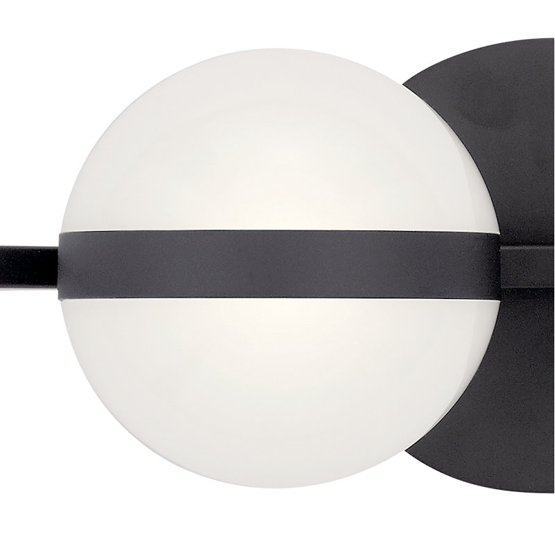 Naama 4 - Light Dimmable LED Vanity Light, Matte Black