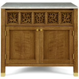 Surrey Hills Two-Door Nightstand, Stone Top