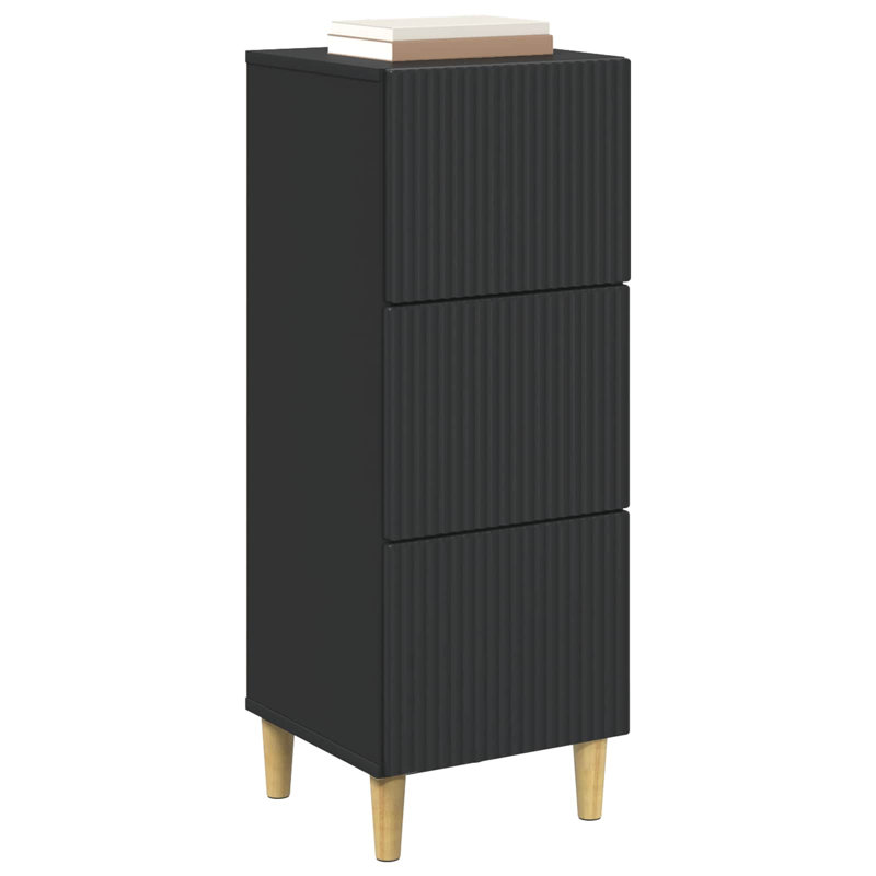 Standard Accent Chest, 90cm H x 33cm W x 34.5cm D, Black