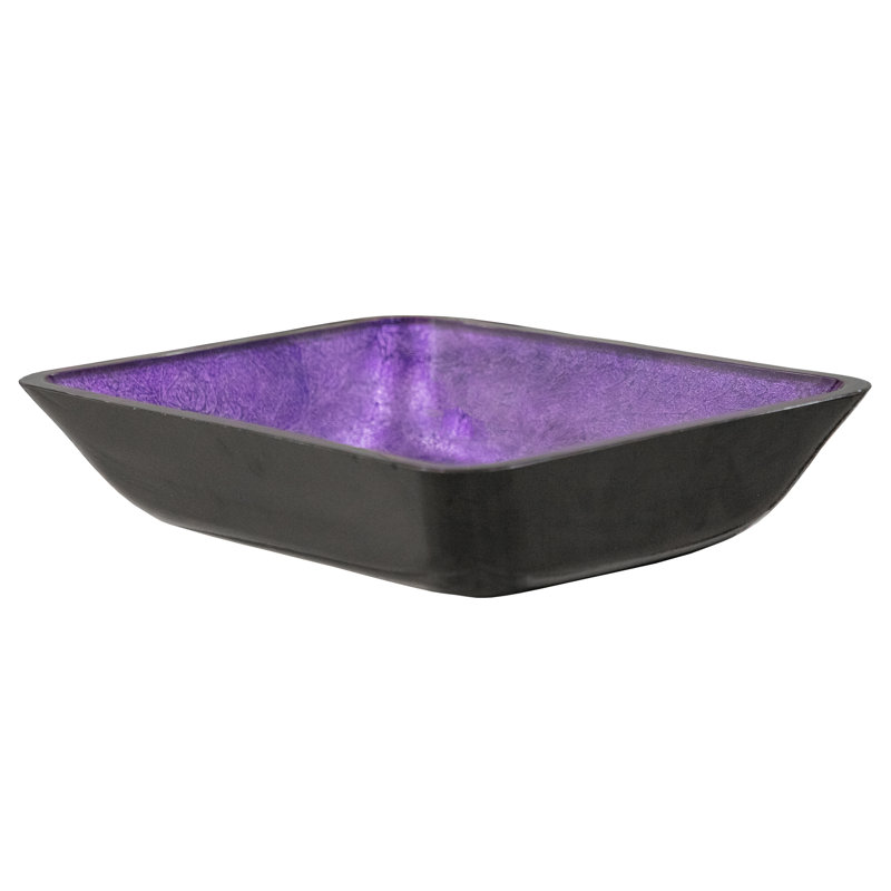 Eden Bath 13.13'' Glass Rectangular Bathroom Sink