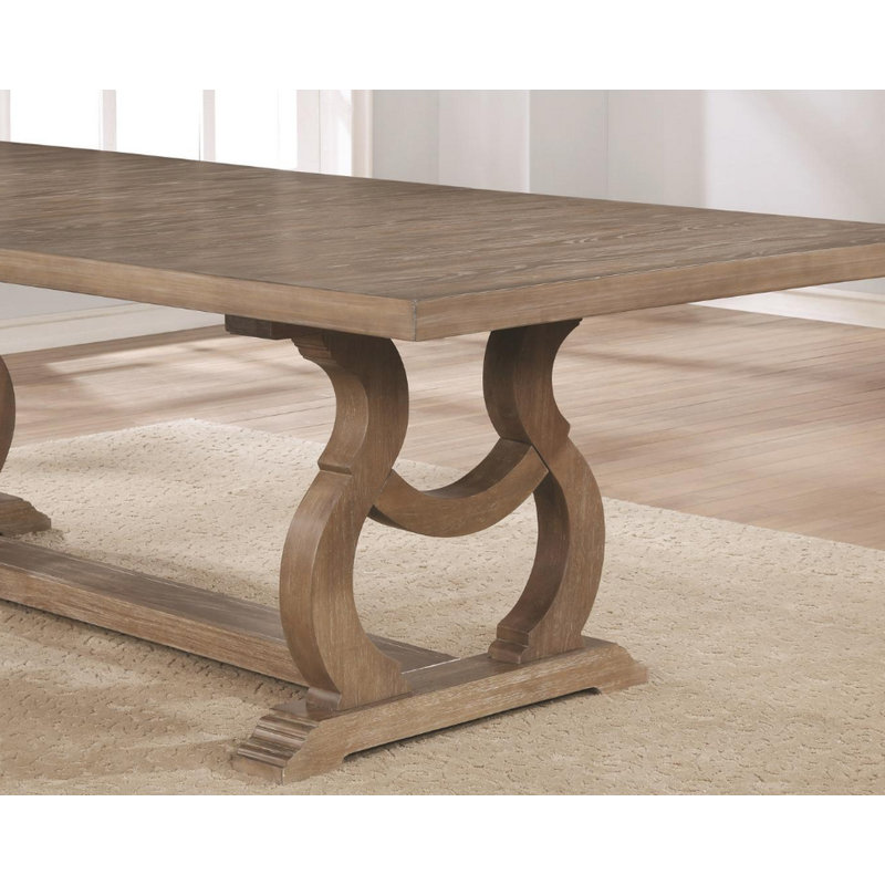 Ross Extendable Double Pedestal Dining Set