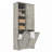 Bathroom Storage Cabinet with Doors and Drawers, Tilt-Out Laundry Hamper, Multiple Storage Space-1437387784