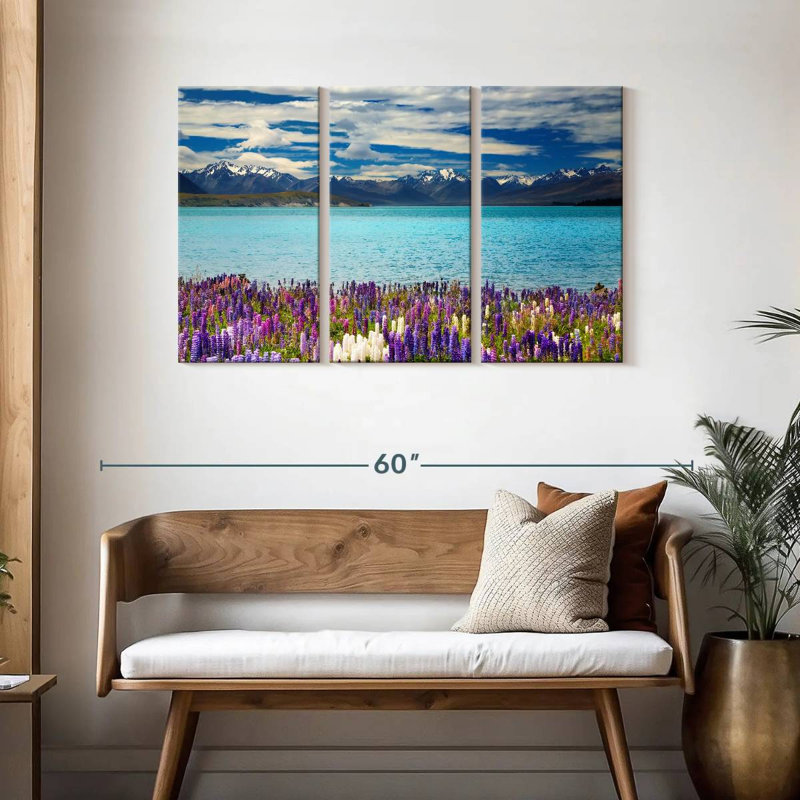 Alvord Lake Tekapo Mountain, 28" H x 45" W
