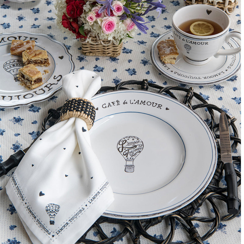 L'amour Toujours Side/Cocktail Plate