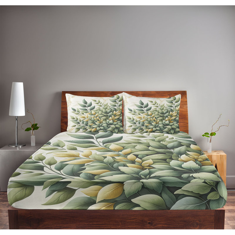 Drap-housse et taie décorative Ambesonne, Ensemble de draps pour très grand lit avec drap-h
