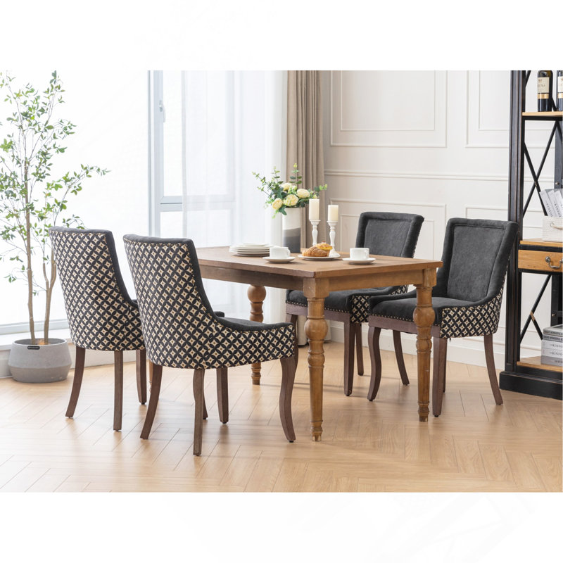Ensemble de 2 chaises de salle à manger Ultra Side, Noir