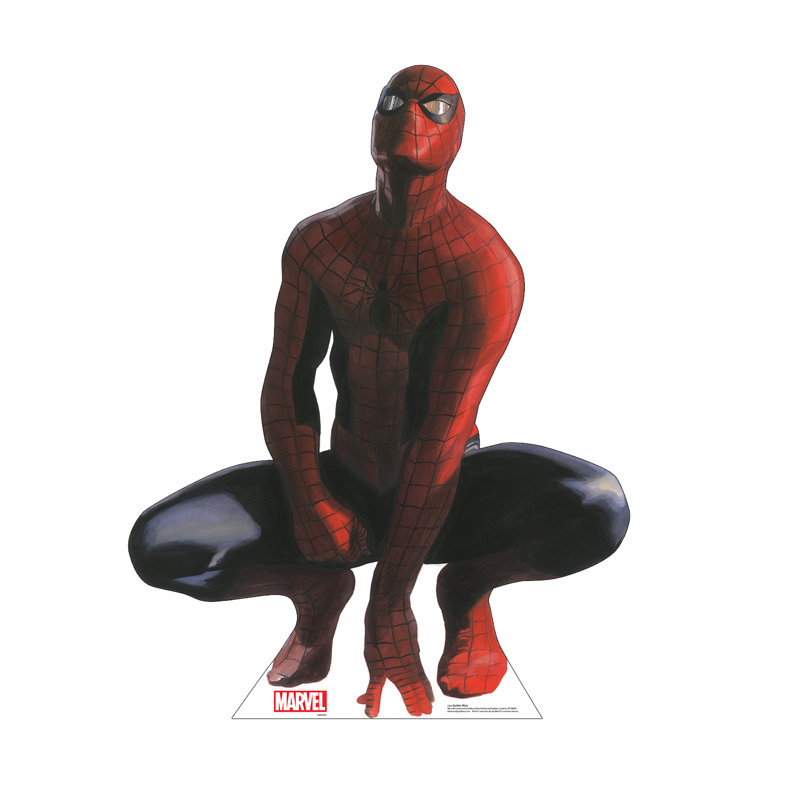 «Spider Man» en carton grandeur nature