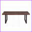 Table basse Rustic Live Edge Brown