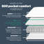 Silentnight Eco Range 800 Pocket Eco Mattress - Medium Firm   -26826130