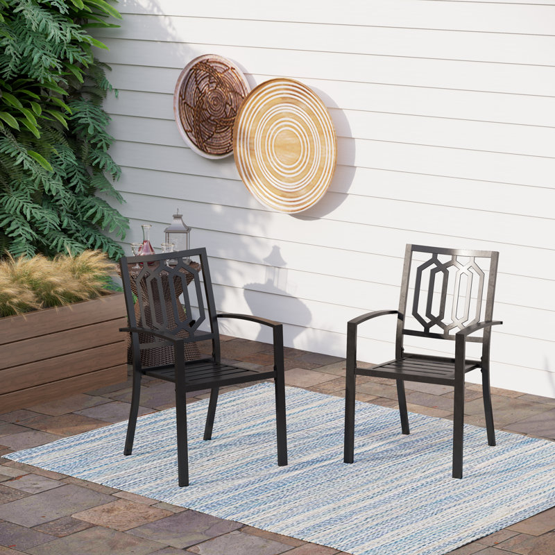 Stackable Outdoor Patio Dining Armchair