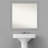 Brushed Nickel Bathroom Vanity Non-Beveled Wall Mirror-244588357