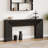 63" Extra Long Console Table - Modern Farmhouse Sofa Table Behind Couch