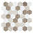 Channing 2-in. Hexagon Honeycomb Marble Look Glossy Natural Stone Wall & Floor Mosaic Tile-50210693