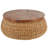 Kai Cole And Grey Rattan Wrapped Living Room Brown Coffee Table With Teak Tabletop