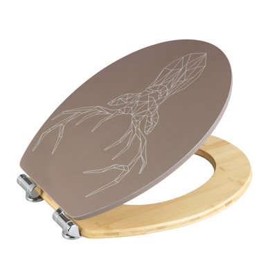 Premium Soft Close Elongated Hard Toilet Seat