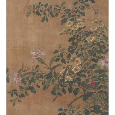 Bordure florale pelez et collez