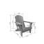 Chaise Adirondack pliante avec table d'appoint, ensemble de chaises Adirondack 3 pièces à texture de bois (comprend 2 chaises et 1 table)-791943865