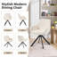 59cm Wide Upholstered Metal Dining Chairs-1793750026