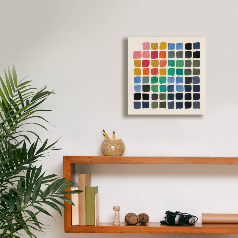  «Retro Color Graph» par Wild Apple Portfolio, art mural 12 po x 12 po, H 12 po x l 12 po