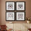 Ours - ensemble de 4 impressions sur toile tendue-406646942-406646943