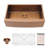 30" L x 21" W Farmhouse Kitchen Sink Stainless Steel Sink Single Bowl Kitchen Sink-119560760