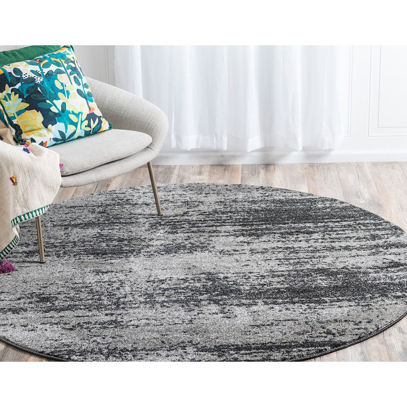 Croslin Indoor Rug, Round 3'1" x 3'1"