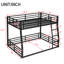 Lit superposé en métal Space Black-641650045