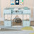 Wooden Loft Bed With Cabinet, Curtain And Ladder-771847274-771847275