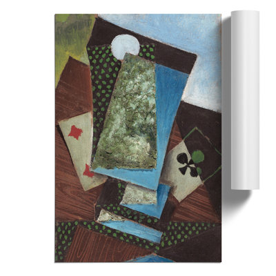 Playing Cards by Juan Gris - No Frame Painting