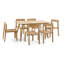 Wood Outdoor Stacking Dining Side Chair