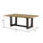 Caramel And Cocoa Trestle Dining Table