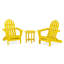 POLYWOOD Classic Adirondack Folding Adirondack 3-Piece Set-1563558110