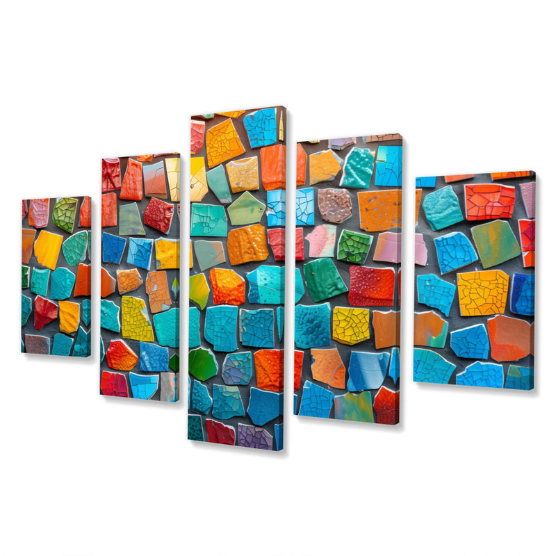 Alexei - ensemble d'art sur toile mosaïque bohème