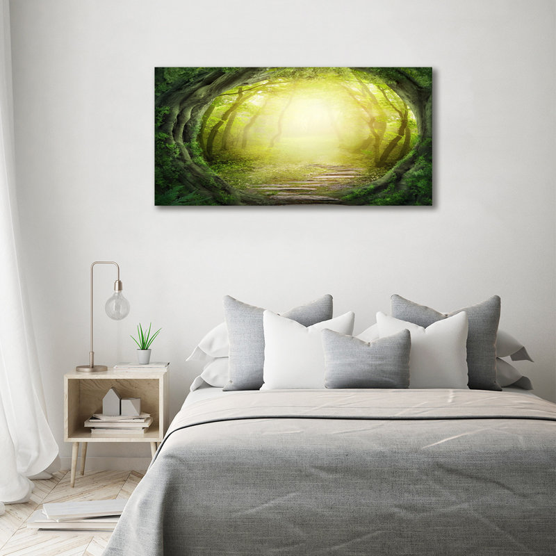 Tunnel With Trees - Wrapped Canvas Print