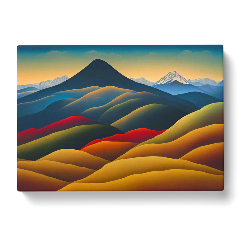 Wondrous Mountain Sunrise - Wrapped Canvas Print, 40cm H x 60cm W
