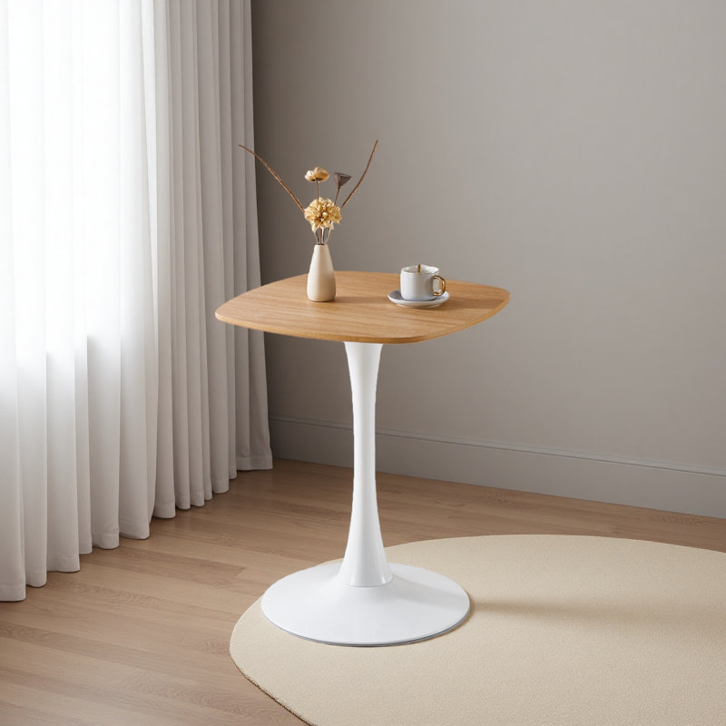 Table à manger 23,62 pouces, Chêne / Blanc
