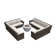 Ensemble de canapé modulaire 5 pièces avec coussins