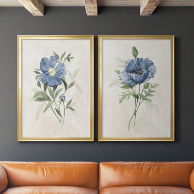 " Farmhouse Periwinkle III " 2 - Pieces