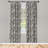 Dahlia Floral Semi-Sheer Rod Pocket Curtain Panels-45995101