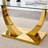 Modern Rectangular Glass Dining Set with Tufted Upholstered Parsons Chairs-1144627629-1144627632