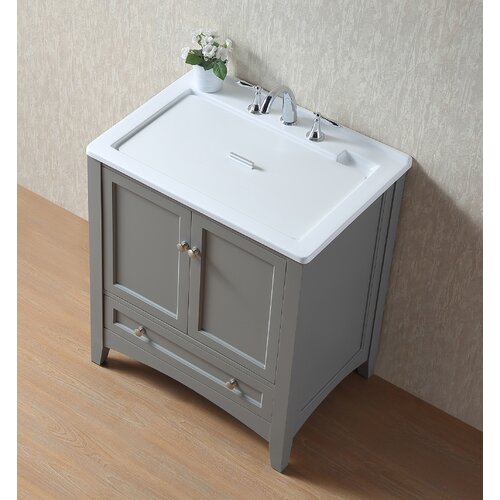 dCOR design Stufurhome 30.5'' L x 21.5'' W Free Standing Laundry Sink ...