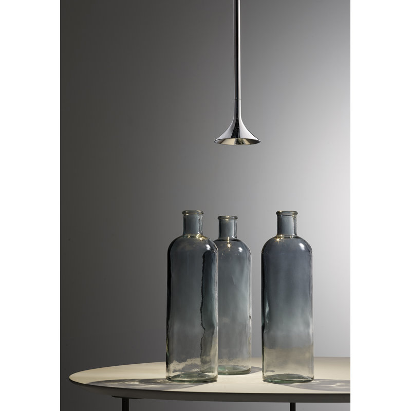 Nerissa 1 - Light Chrome LED Cone Pendant