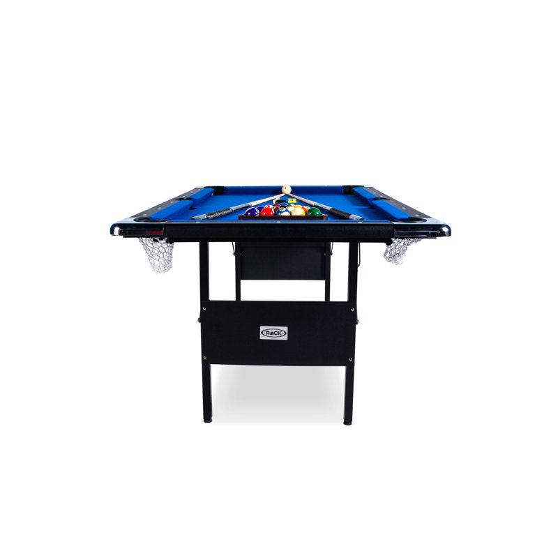 RACK Vega 6-Foot Folding Billiard/Pool Table (Blue)