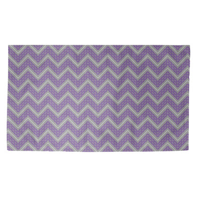 Tapis mauve à chevrons Stephenie