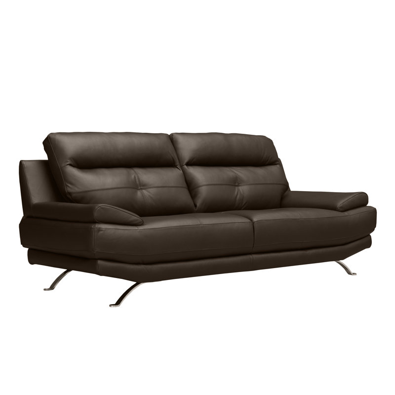 London 2 Seater Sofa Wider Seat Width, Dark Brown